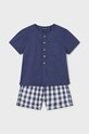 Mayoral set de bumbac pentru bebelusi uni bleumarin 1244.3A.Baby.PPYH