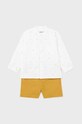 Σετ μωρού Mayoral εμπριμέ κίτρινο 1246.3B.Baby.PPYH
