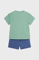 Детский хлопковый комплект Mayoral 1654.3D.Baby.PPYH зелёный SS24
