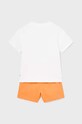 Mayoral set de bumbac pentru bebelusi 1657.3L.Baby.PPYH portocaliu SS24