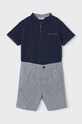 Mayoral komplet dziecięcy wzorzyste granatowy 3282.5A.Mini.PPYH