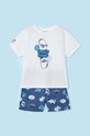 Παιδικό βαμβακερό σετ Mayoral στάμπα μπλε 3606.5H.Mini.PPYH