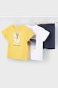 Παιδικό βαμβακερό σετ Mayoral στάμπα κίτρινο 3608.5J.Mini.PPYH