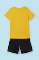 Αγορίστικα Παιδικό βαμβακερό σετ Mayoral 6670.7E.Junior.PPYH κίτρινο