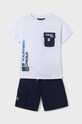 Παιδικό βαμβακερό σετ Mayoral στάμπα μπλε 6672.7F.Junior.PPYH