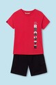 Mayoral set di lana bambino/a maglia rosso 6673.7F.Junior.PPYH
