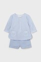 Pamučni komplet za bebe Mayoral Newborn pamuk plava 1215.1H.Newborn.PPYH