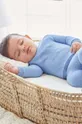 niebieski Mayoral Newborn komplet bawełniany niemowlęcy Chłopięcy