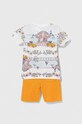 Детски памучен комплект Guess N4GG00.K8HM3.PPYH оранжев SS24