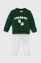 зелёный Детский хлопковый комплект Lacoste Для мальчиков