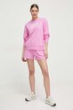 EA7 Emporio Armani dres z elastanem różowy TJTXZ.3DTV55.1432