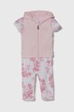 Детский хлопковый комплект Guess узор розовый S4RG20.KA6W4.PPYH