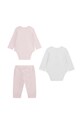 Guess komplet bawełniany niemowlęcy H4RW15.J1314.G.PPYH różowy SS24