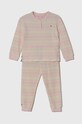 Детский хлопковый комплект Tommy Hilfiger хлопок розовый KN0KN01780.PPYH
