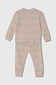 Детский хлопковый комплект Tommy Hilfiger KN0KN01780.PPYH розовый SS24