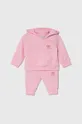 рожевий Cпортивний костюм для немовлят adidas Originals Для дівчаток