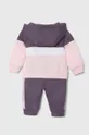 Спортивный костюм для младенцев adidas фиолетовой