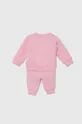Комплект для младенцев adidas Originals розовый