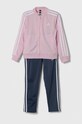 adidas trening copii tricotaj roz IS2637