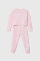 adidas trening copii tricotaj roz IS3403