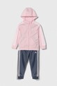 adidas trening copii tricotaj roz IS2456