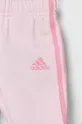 рожевий Cпортивний костюм для немовлят adidas