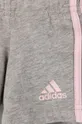 różowy adidas komplet bawełniany dziecięcy