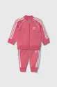 розовый Детский спортивный костюм adidas Originals Для девочек
