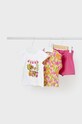 Mayoral set de bumbac pentru bebelusi cu modele roz 1229.4L.Baby.PPYH