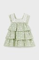 Mayoral rochie din bumbac pentru bebeluși mini verde 1922.4H.Baby.PPYH