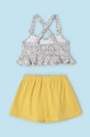 Dziewczynka Mayoral komplet dziecięcy 3265.6N.Mini.PPYH żółty