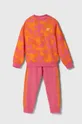 помаранчевий Дитячий спортивний костюм adidas Originals Для дівчаток