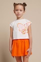 Παιδικό βαμβακερό σετ Mayoral 3954.6K.Mini.PPYH πορτοκαλί
