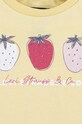 Fete Levi's compleu bebe LVG FRUITY TEE & SHORT SET 1EK061 galben