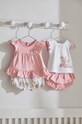 Mayoral Newborn komplet niemowlęcy 2-pack aplikacja różowy 1611.2C.Newborn.PPYH