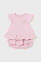Dziewczynka Mayoral Newborn komplet niemowlęcy 2-pack 1611.2C.Newborn.PPYH różowy