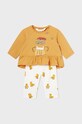 Mayoral Newborn komplet niemowlęcy 2-pack 1716.2J.Newborn.PPYH żółty SS24