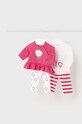 Mayoral Newborn komplet niemowlęcy 2-pack z elastanem czerwony 1716.2J.Newborn.PPYH