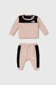 rosa The North Face tuta neonato/a TNF TECH CREW SET Ragazze