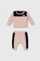 рожевий Cпортивний костюм для немовлят The North Face TNF TECH CREW SET Для дівчаток