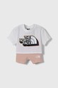 The North Face compleu copii SUMMER SET bumbac roz NF0A877N.G