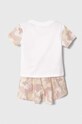 Παιδικό βαμβακερό σετ Pinko Up S4PIBGTR203 μπεζ SS24