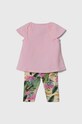 Guess komplet dziecięcy K4GG02.K6YW3.PPYH różowy SS24