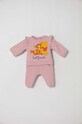 Pamučna trenirka za bebe zippy x Disney pletivo roza 3105966901