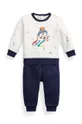 тёмно-синий Спортивный костюм для младенцев Polo Ralph Lauren Для мальчиков