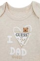 Chłopiec Guess komplet bawełniany niemowlęcy H4RW15.J1314.PPYH beżowy