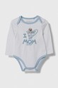 Guess komplet bawełniany niemowlęcy H4RW15.J1314.PPYH niebieski SS24