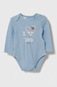 Chłopiec Guess komplet bawełniany niemowlęcy H4RW15.J1314.PPYH niebieski