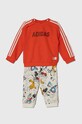 Детский спортивный костюм adidas x Disney узор оранжевый IN7286