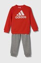adidas trening copii tricotaj rosu IS2465